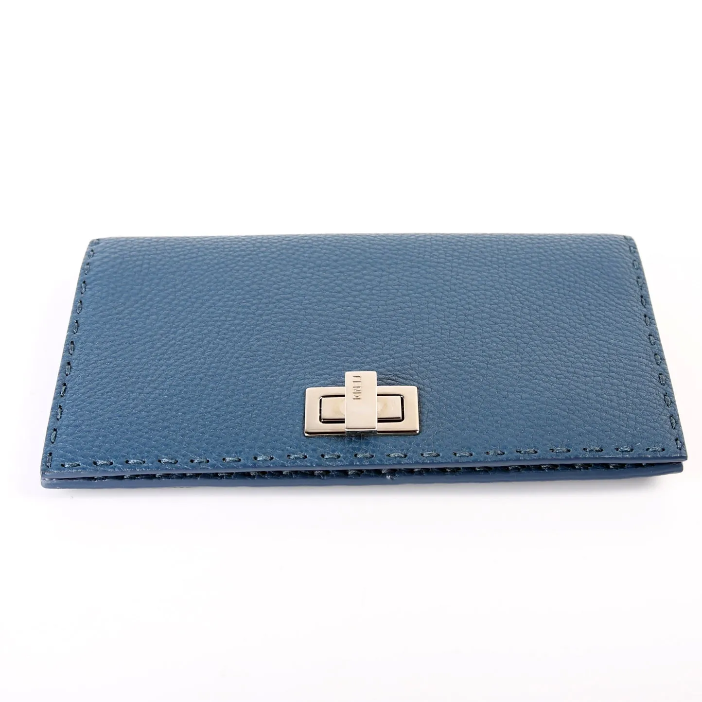 8M0318 Selleria Mini Peekaboo Clutch Blue