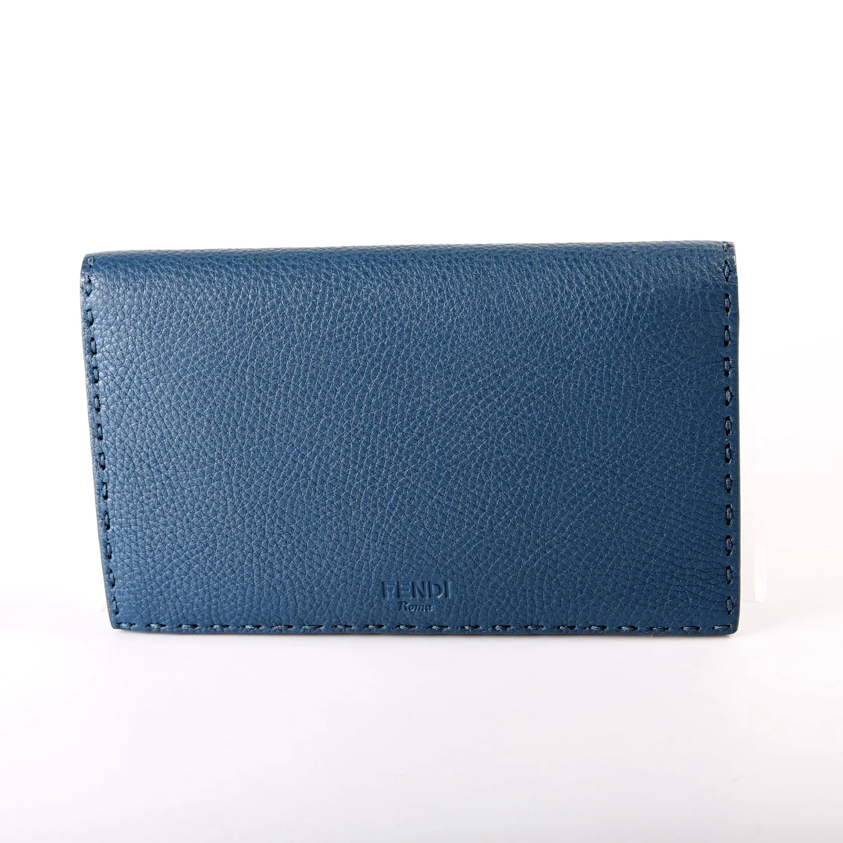 8M0318 Selleria Mini Peekaboo Clutch Blue