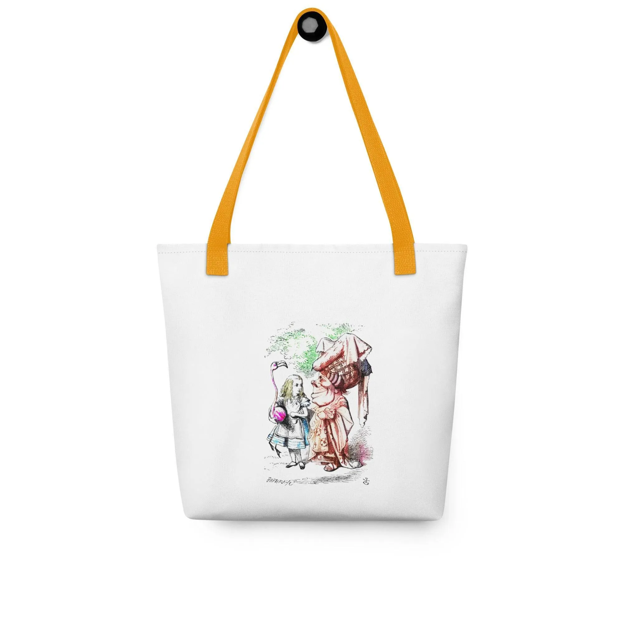 Alice in Wonderland - Alice and Queen - Tote Bag