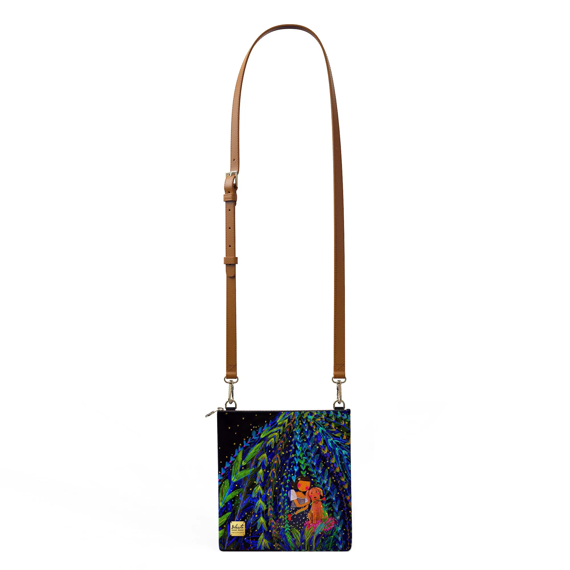 Bibsisita Sling Bag Shoulder Bag - A Night with the Fireflies