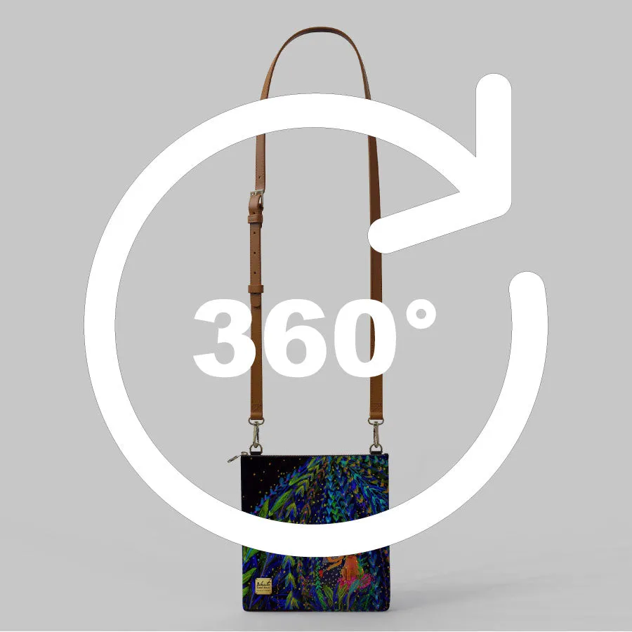 Bibsisita Sling Bag Shoulder Bag - A Night with the Fireflies