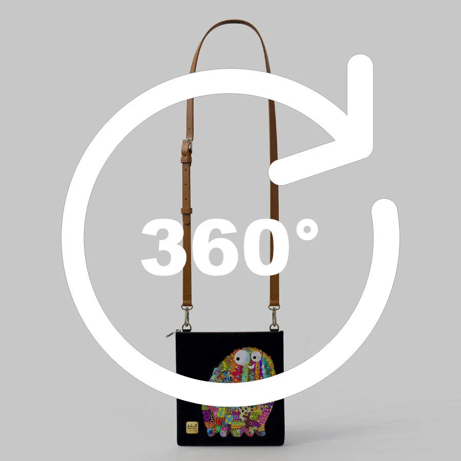 Bibsisita Sling Bag Shoulder Bag - Dotted Monster