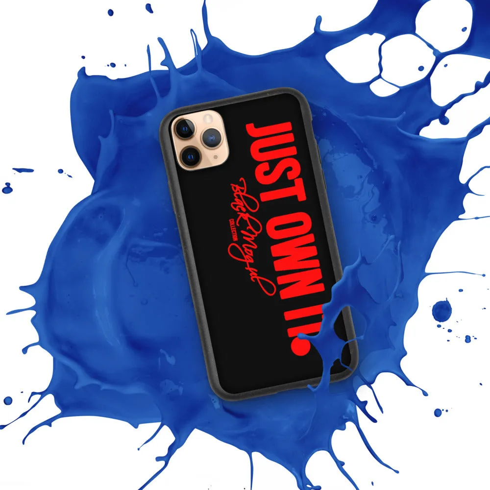 Black Mogul Just Own It Biodegradable phone case