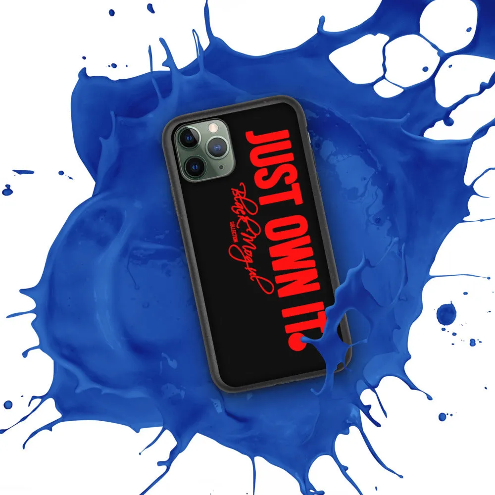 Black Mogul Just Own It Biodegradable phone case