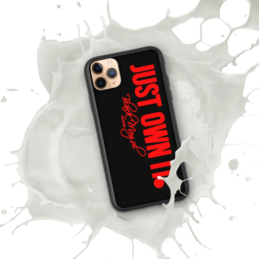 Black Mogul Just Own It Biodegradable phone case