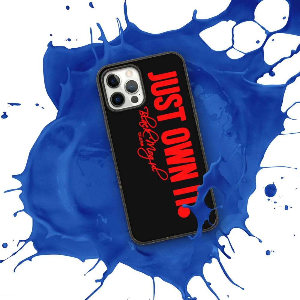 Black Mogul Just Own It Biodegradable phone case