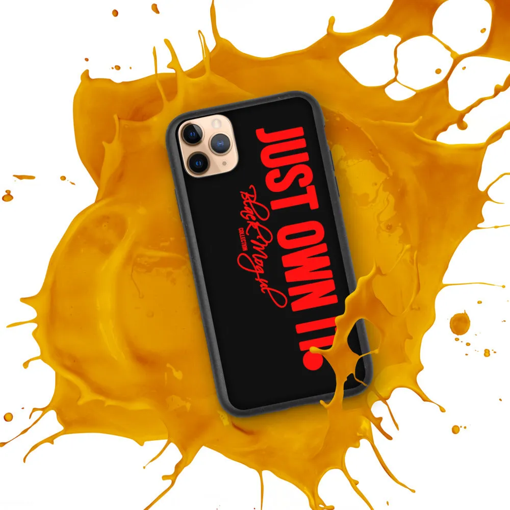 Black Mogul Just Own It Biodegradable phone case