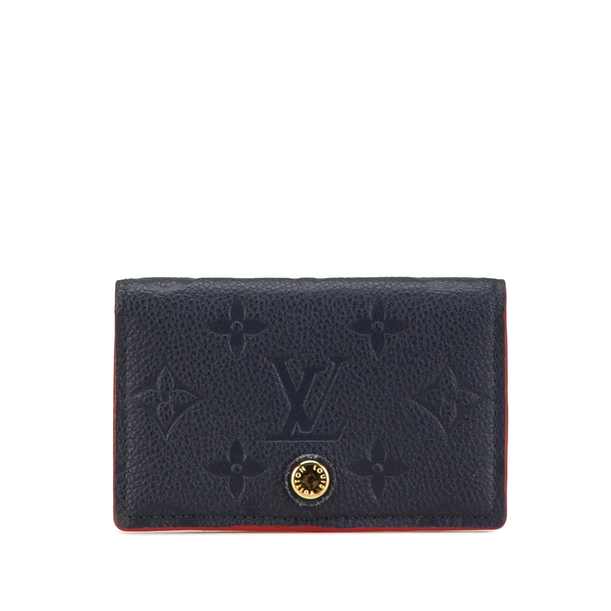 Blue Louis Vuitton Monogram Empreinte Multicartes Card Holder
