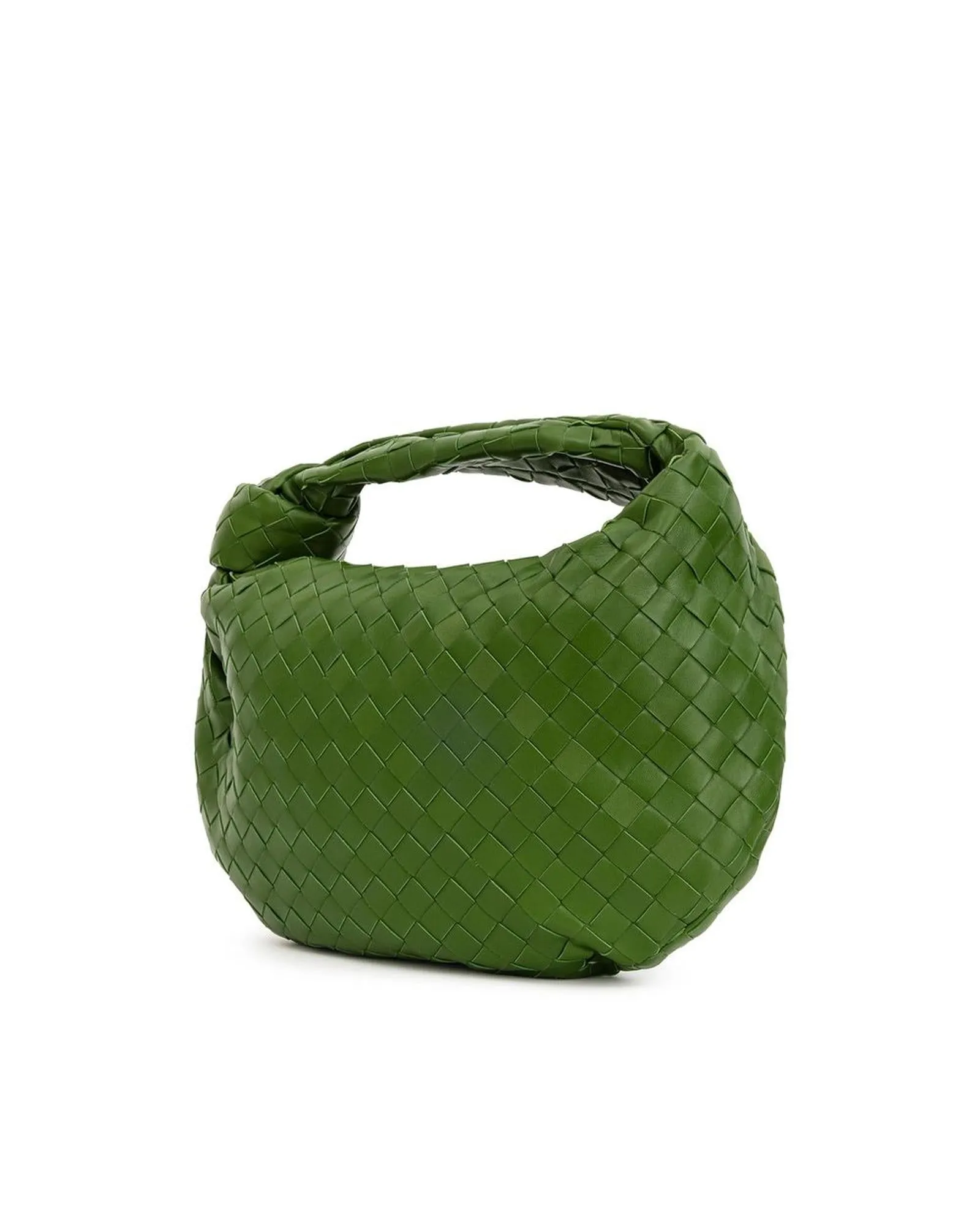 Bottega Veneta Knot Intrecciato Leather Shoulder Bag