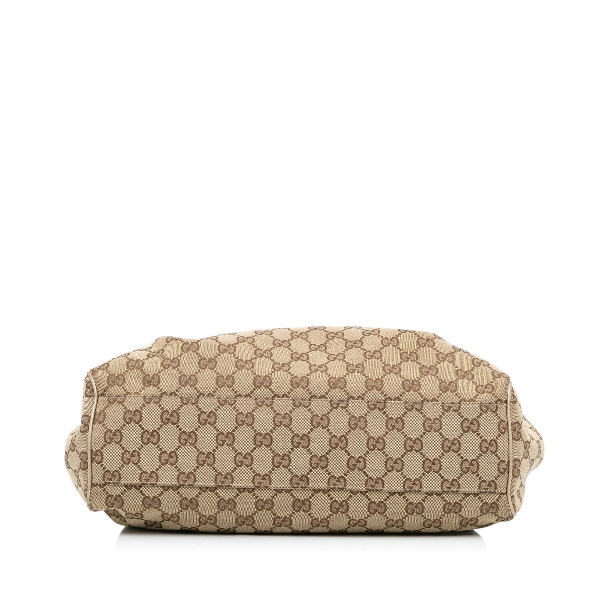 Brown Gucci GG Canvas Sukey Tote