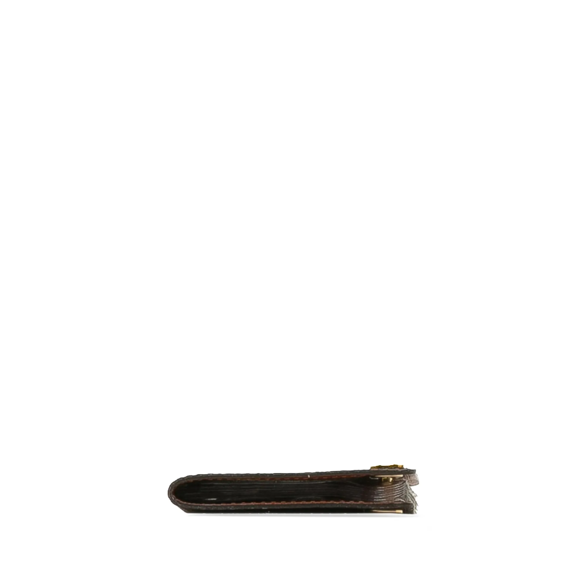 Brown Louis Vuitton Monogram Porte-Cartes Credit Pression Card Holder