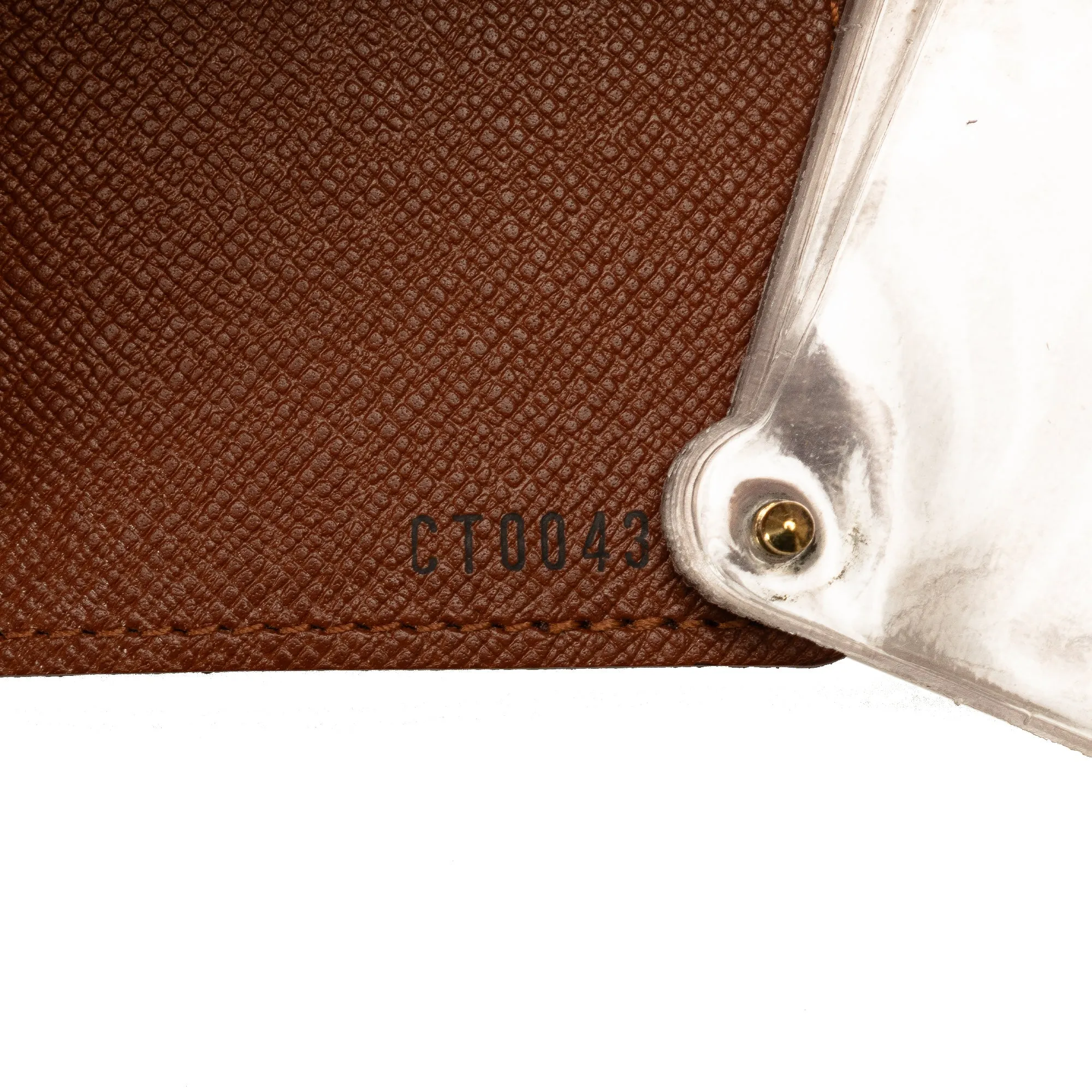 Brown Louis Vuitton Monogram Porte-Cartes Credit Pression Card Holder