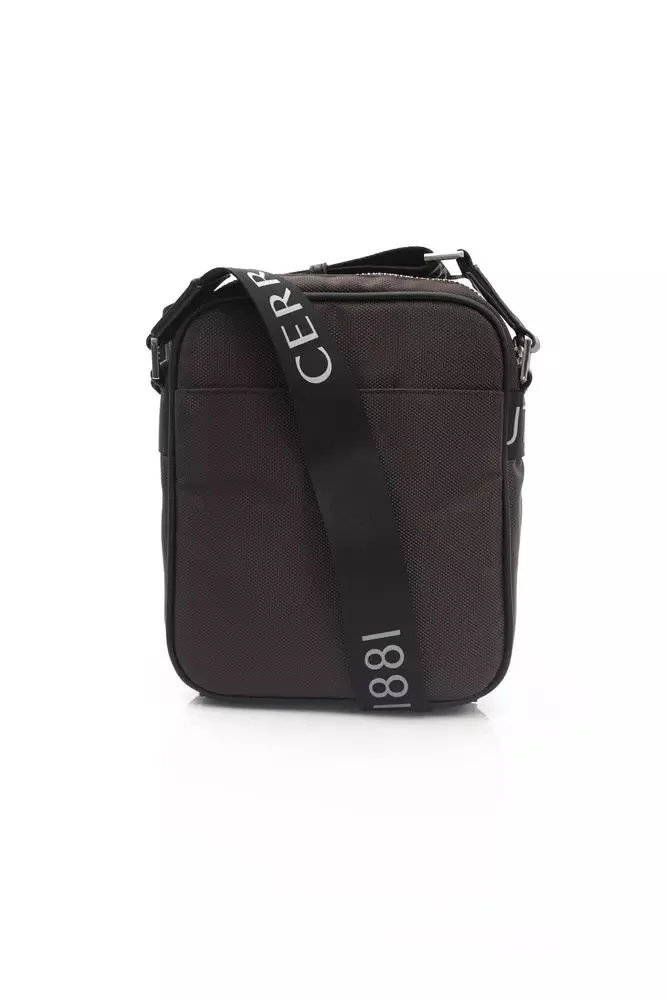 Cerruti 1881 Brown Nylon Men Messenger Men's Bag