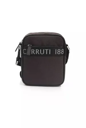 Cerruti 1881 Brown Nylon Men Messenger Men's Bag
