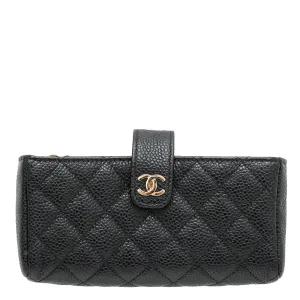 Chanel Black O-Mini Mobile Clutch