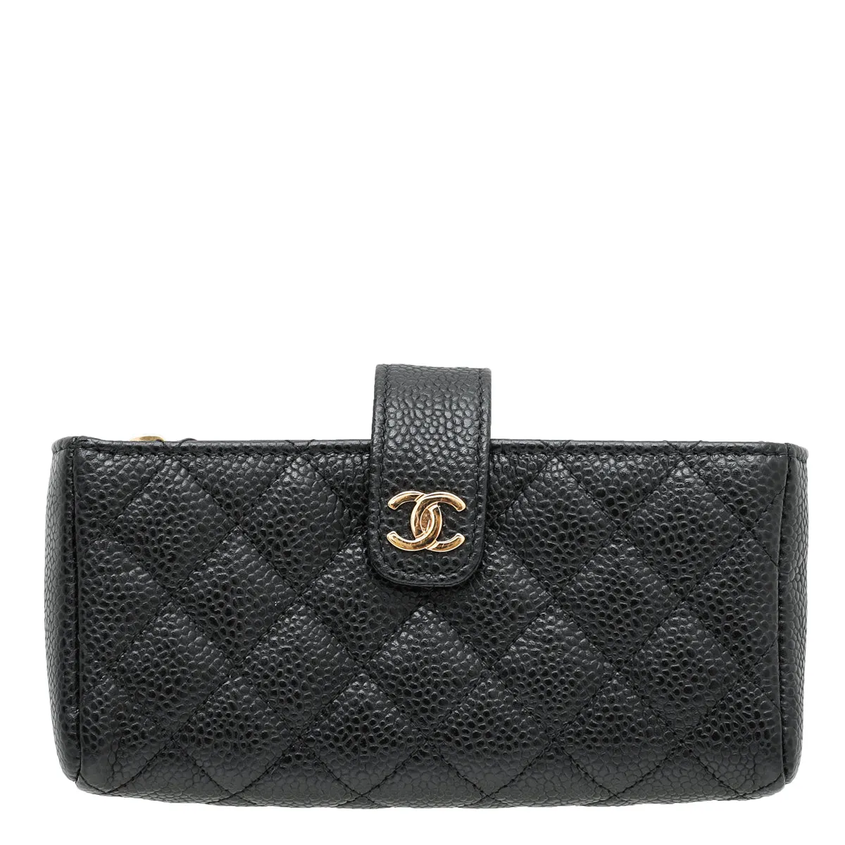 Chanel Black O-Mini Mobile Clutch