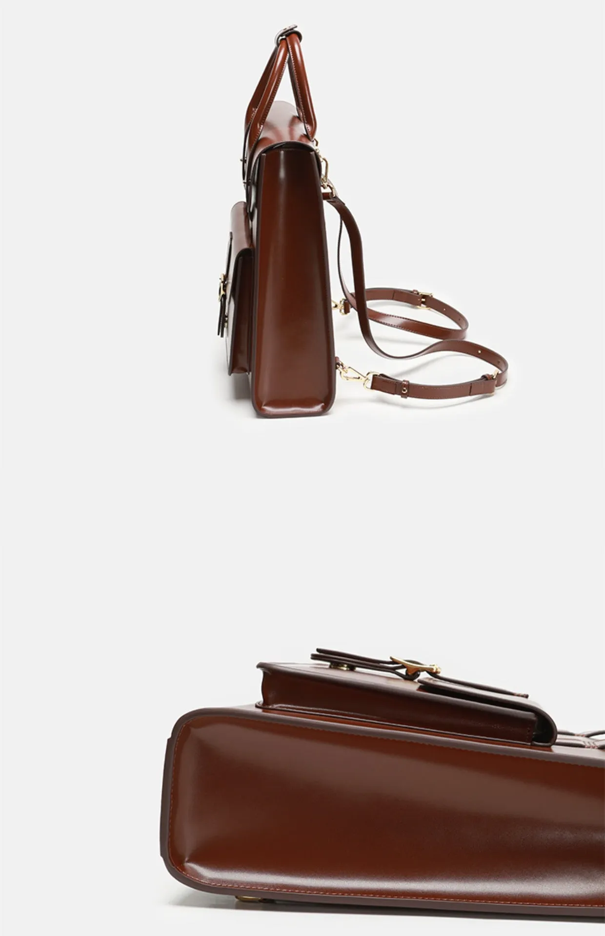 Convertible Genuine Leather Backpack Handbag Rucksack Handbag Leather For Women