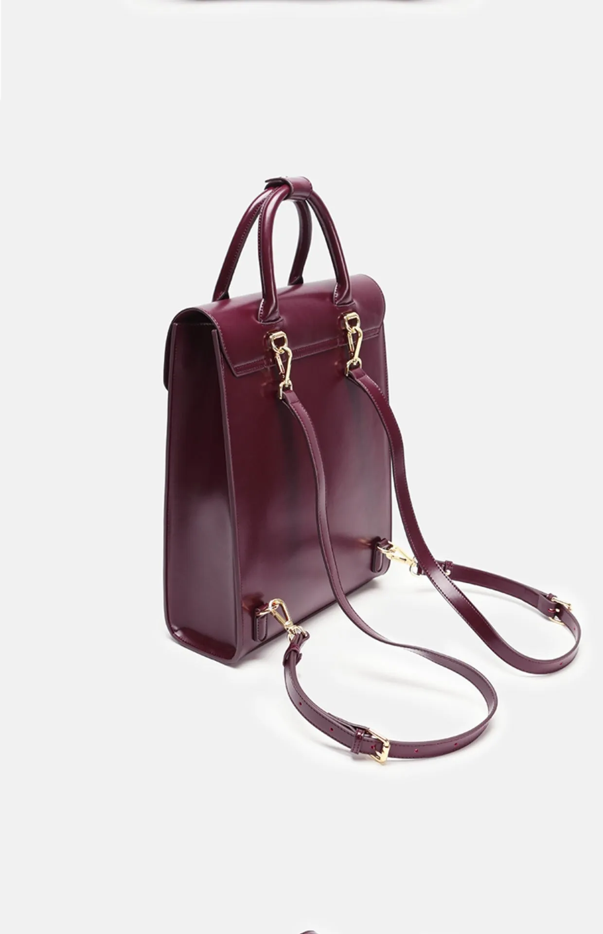 Convertible Genuine Leather Backpack Handbag Rucksack Handbag Leather For Women