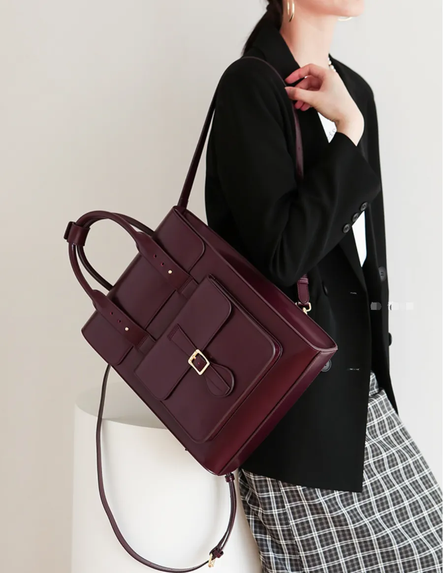 Convertible Genuine Leather Backpack Handbag Rucksack Handbag Leather For Women
