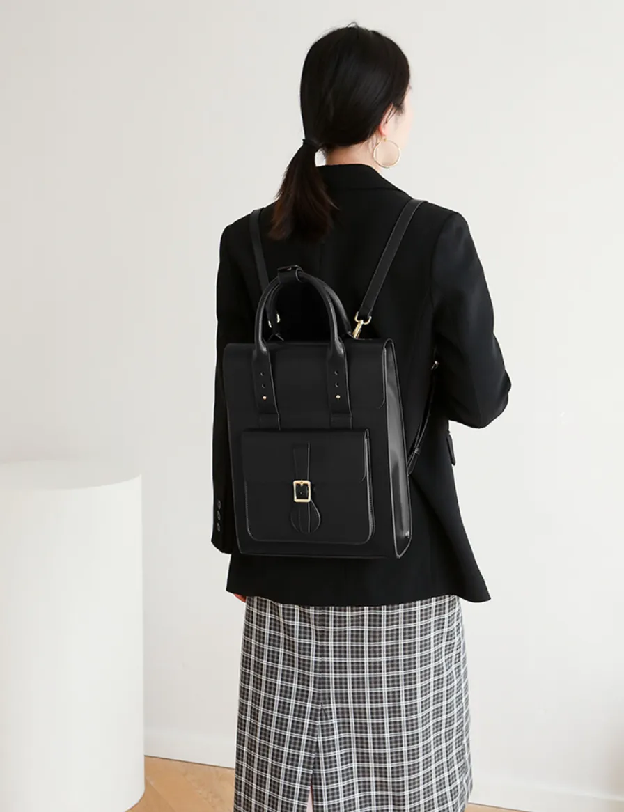 Convertible Genuine Leather Backpack Handbag Rucksack Handbag Leather For Women