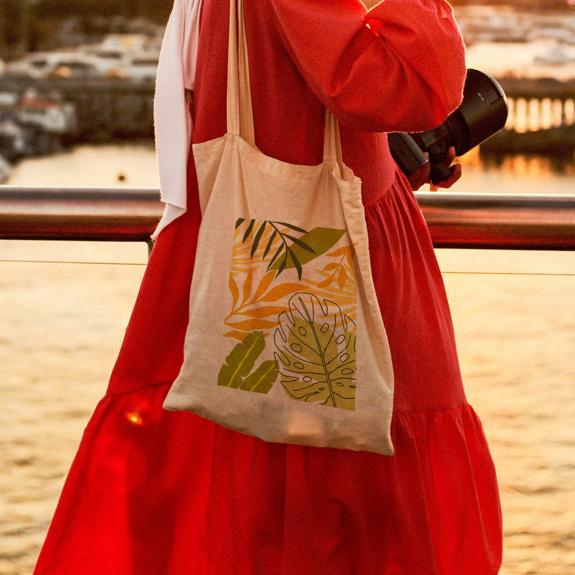 Exotic leaves Tote Bag