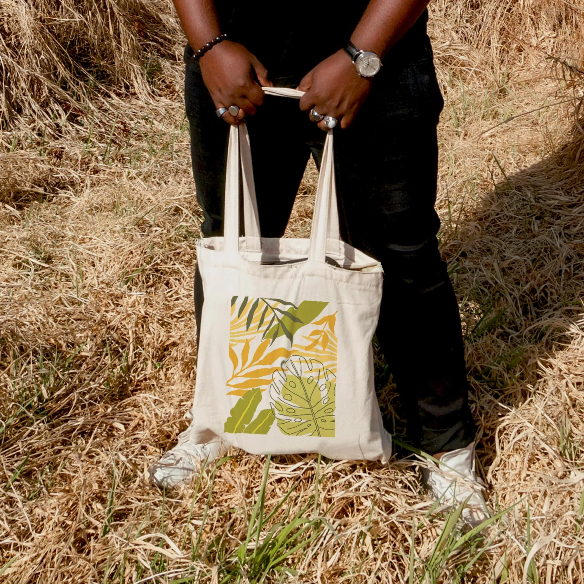 Exotic leaves Tote Bag