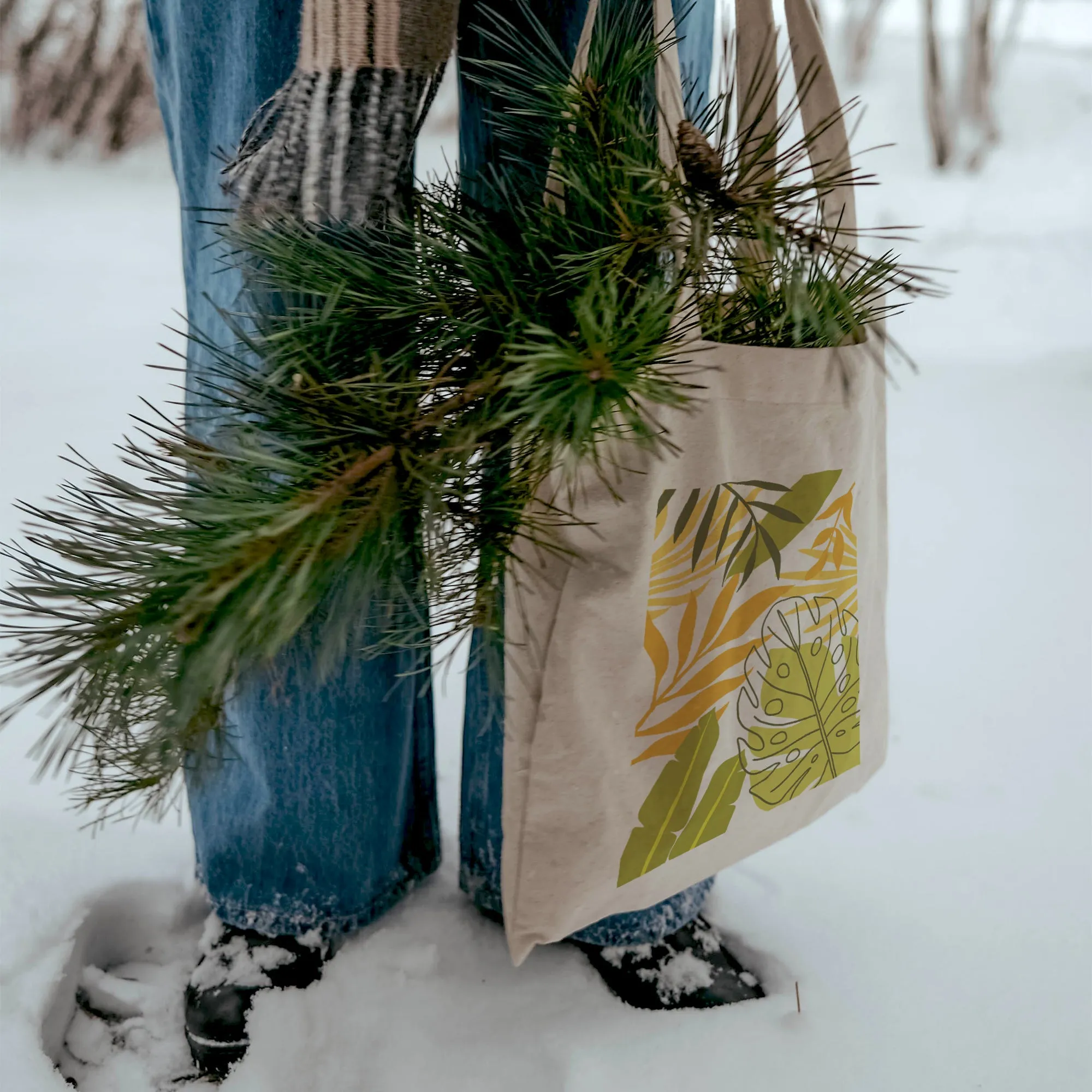 Exotic leaves Tote Bag