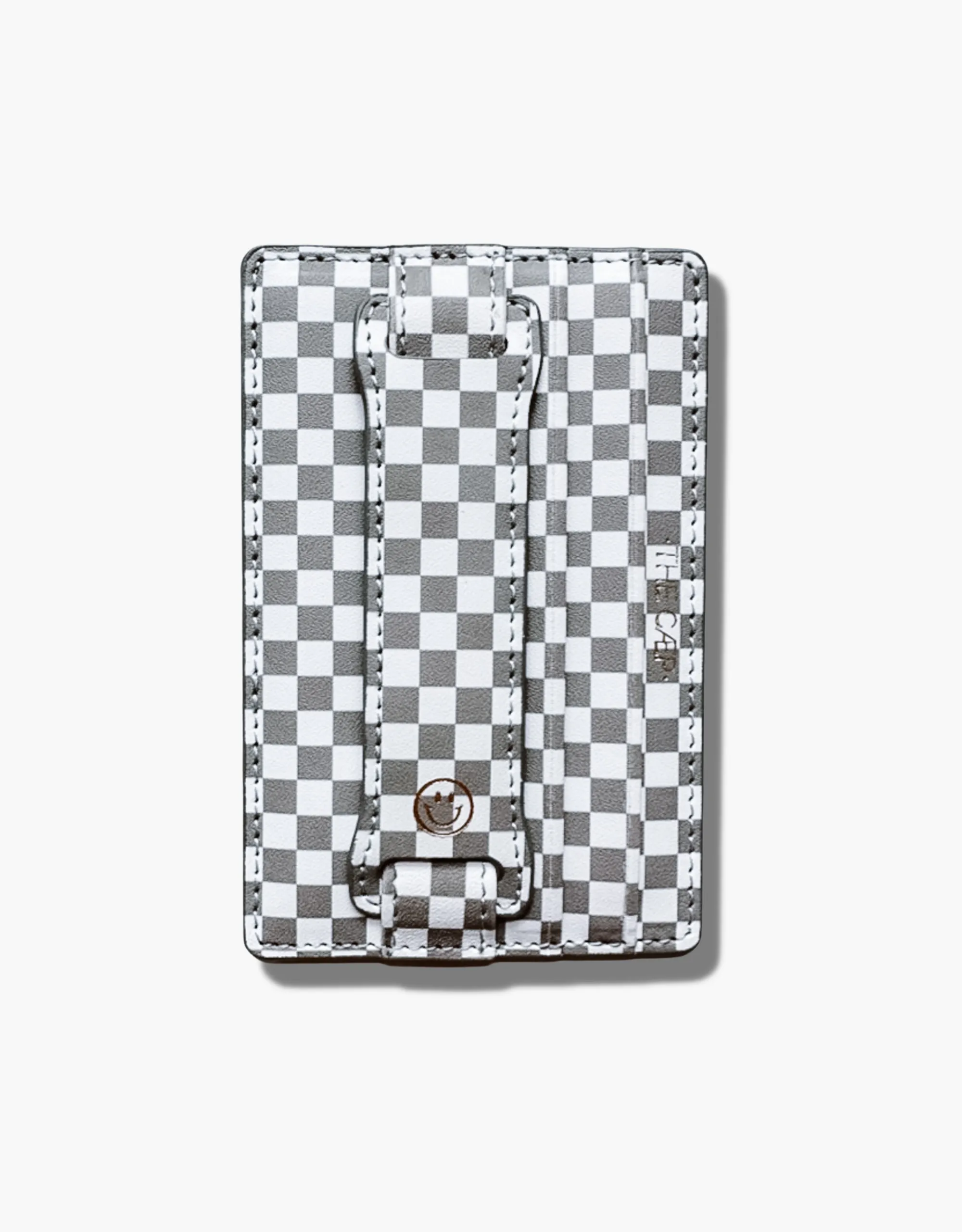 Gray Checkered Wallet - Final Sale