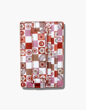 Groovy Checkered Hoop Wallet - Final Sale