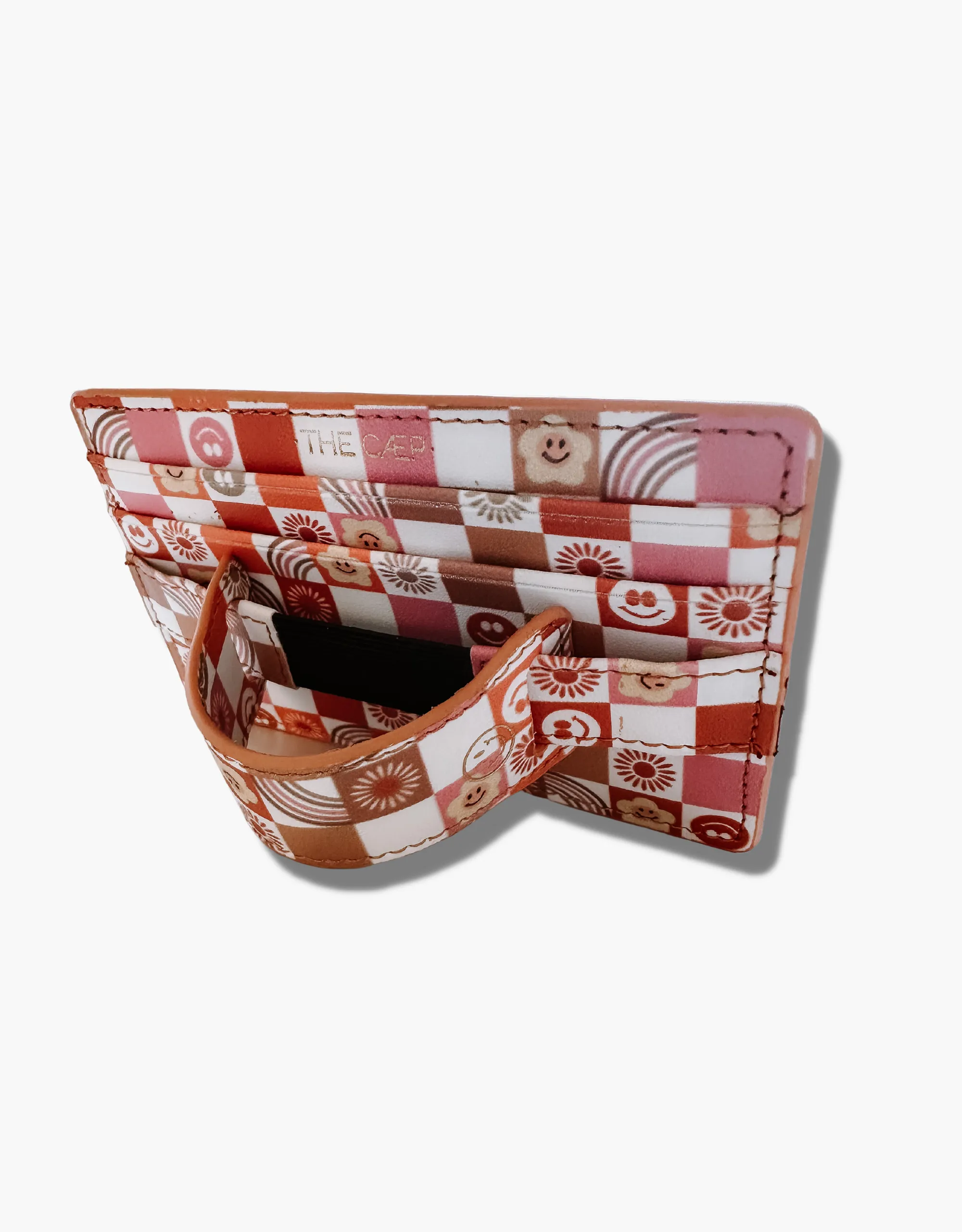 Groovy Checkered Hoop Wallet - Final Sale