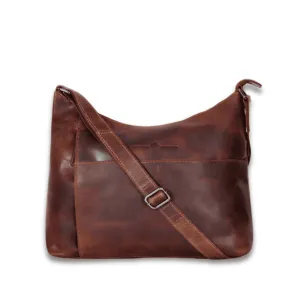 Leather Shoulder Bag Leena - Sandal