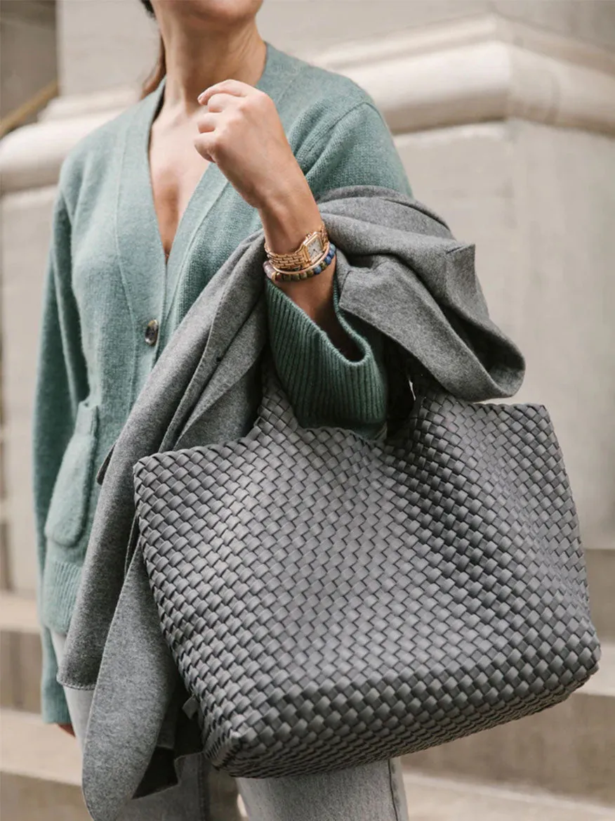 Naghedi St. Barths Medium Tote in Solid Mink