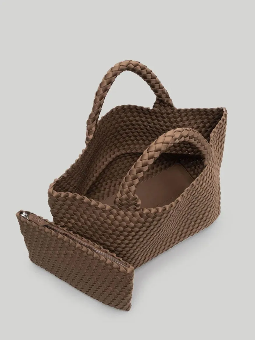 Naghedi St. Barths Medium Tote in Solid Mink