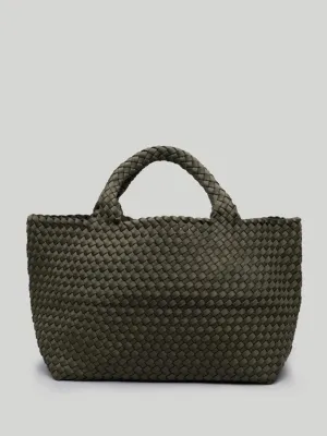Naghedi St. Barths Medium Tote in Solid Olive