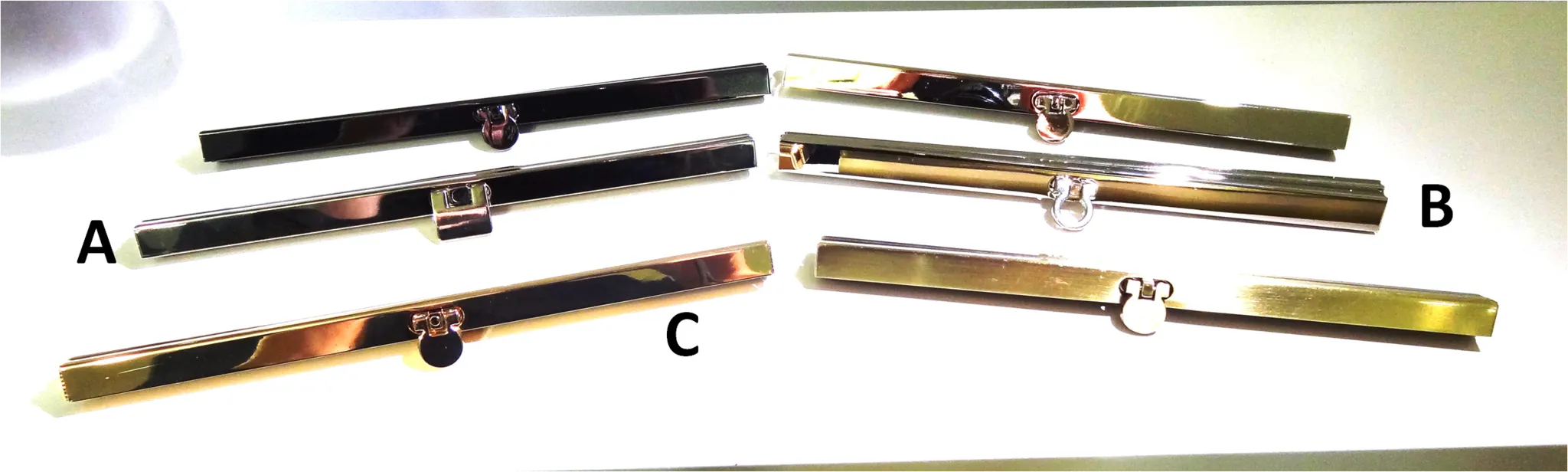 "Slightly Less than Perfect" - Flip Lock Bar Clasps