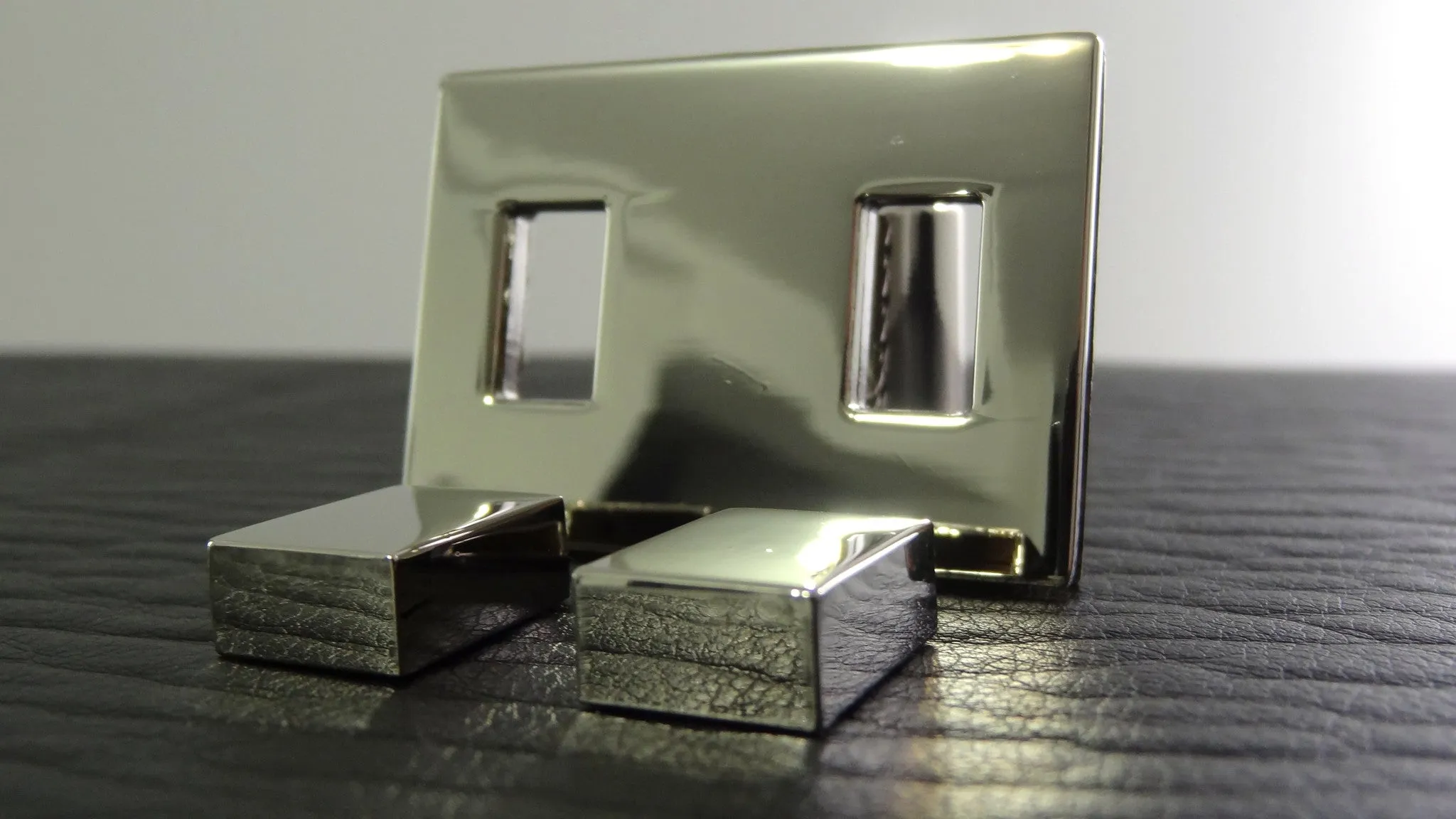 Rectangular Drawstring Grommet and Strap Ends Set