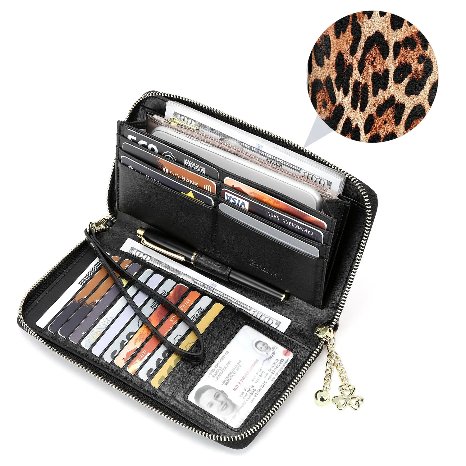 Rozenn Phone Clutch Wallet —— Animal Style