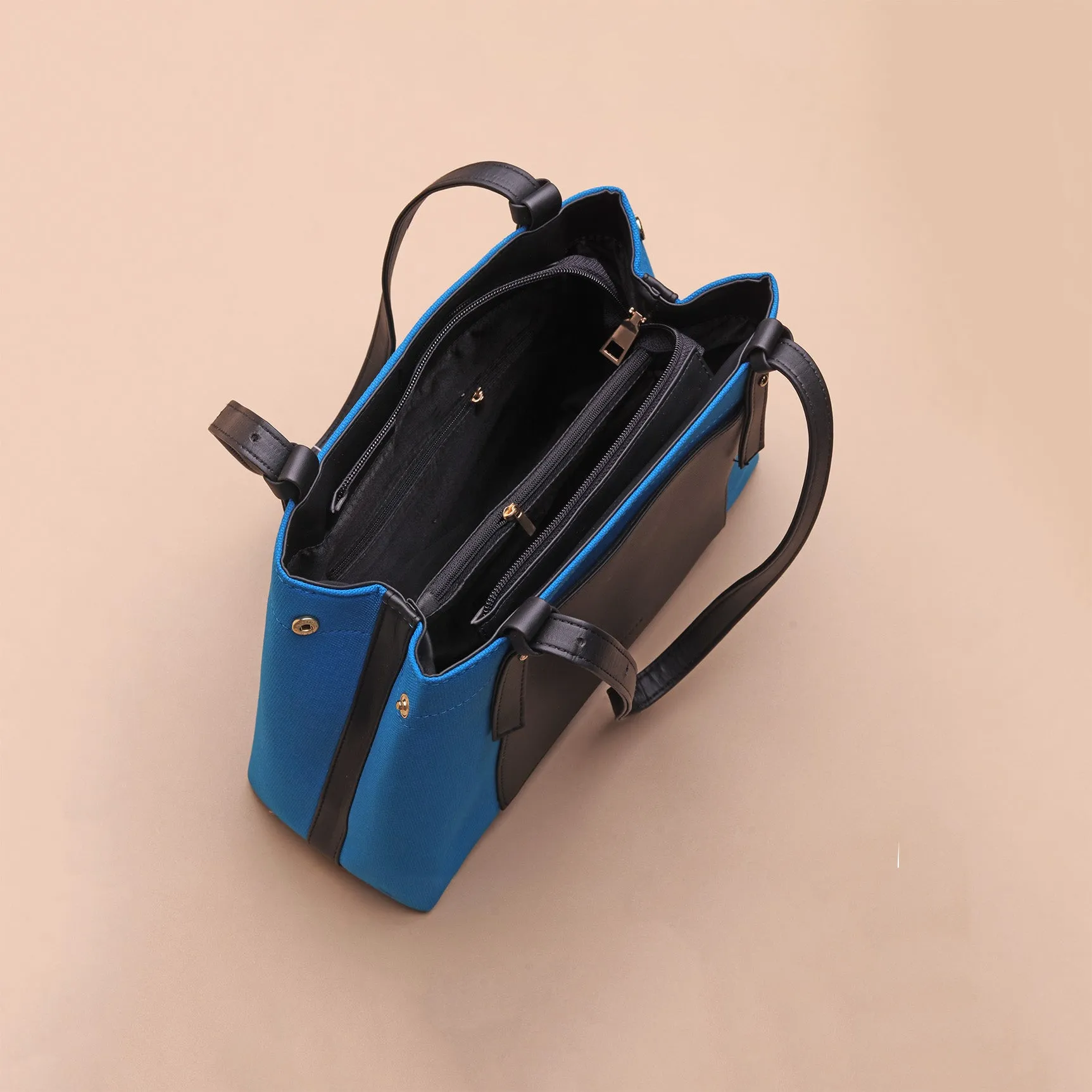 Silvertote Tas Tote Wanita Bella Totebag Blue Black