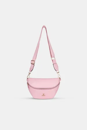 Sling Leather Bag - Rose Pink