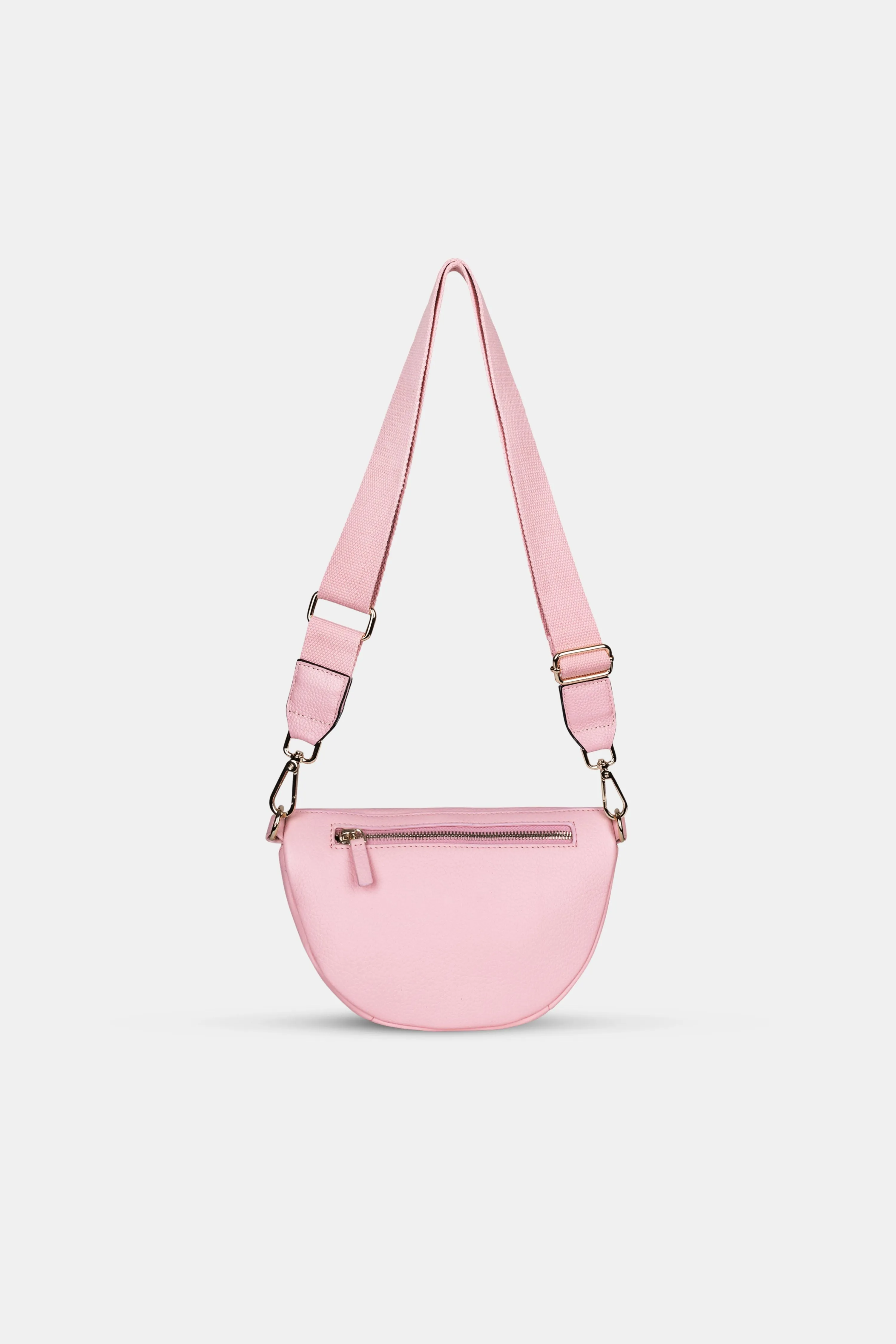 Sling Leather Bag - Rose Pink