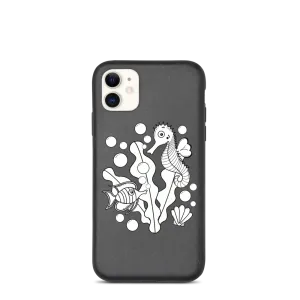Underwater Pals Biodegradable Phone Case (iPhone 7/7 Plus/8/8 Plus/X/XS/XS Max/XR/11/11 Pro/11 Pro Max/SE/12/12 Mini/12 Pro/12 Pro Max)