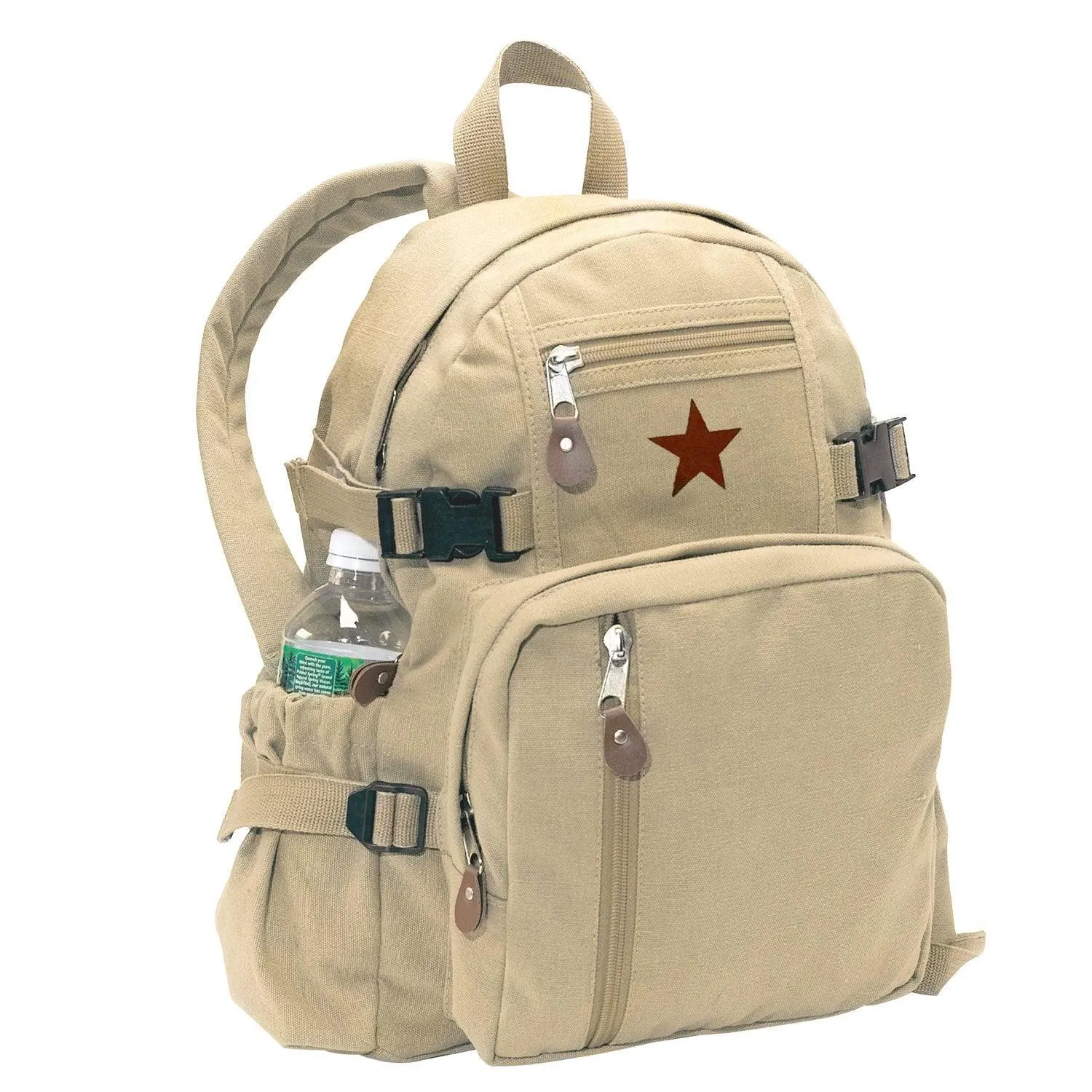 Vintage Canvas Compact Backpack